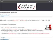 Tablet Screenshot of competencesetimpulsions.fr